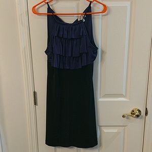 Black and purple dress